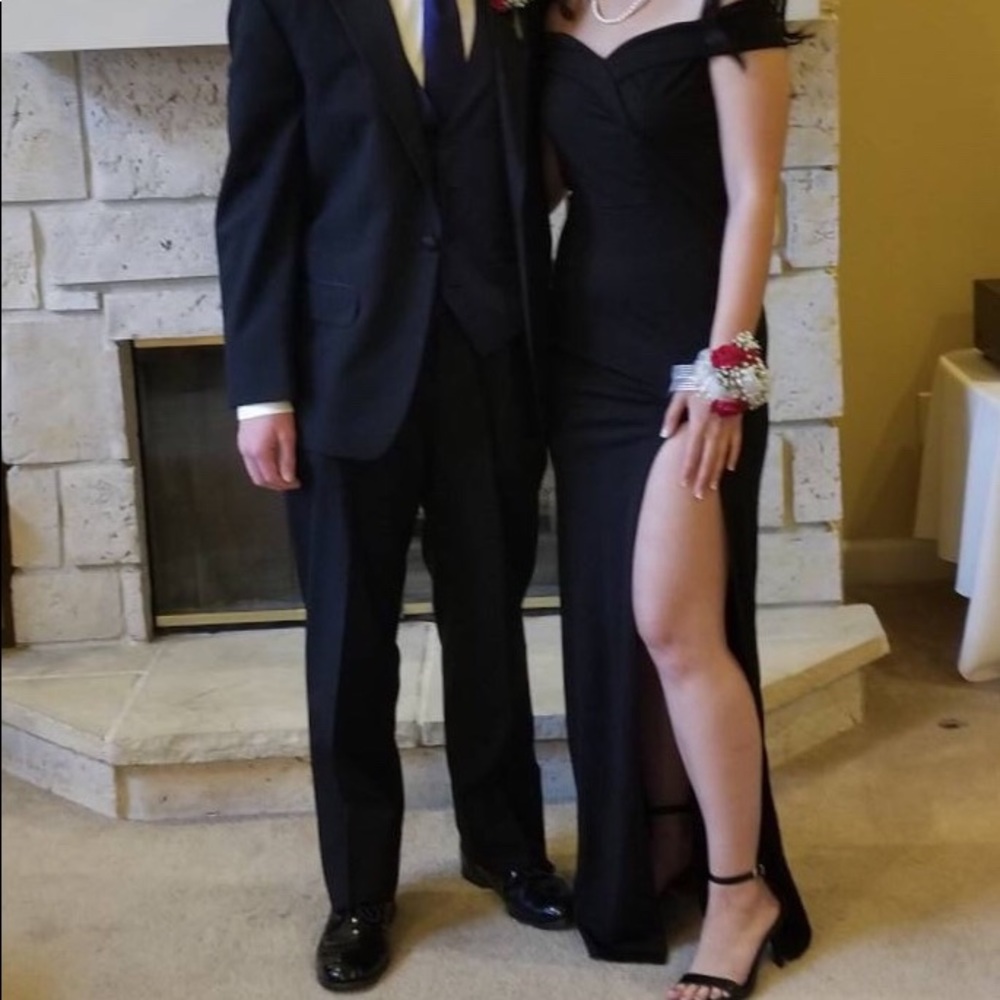 Formal black dress